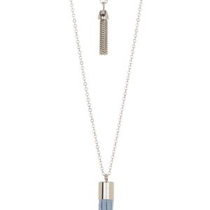 NWT Vince Camuto Multi-Layer Chain Fringe Necklace